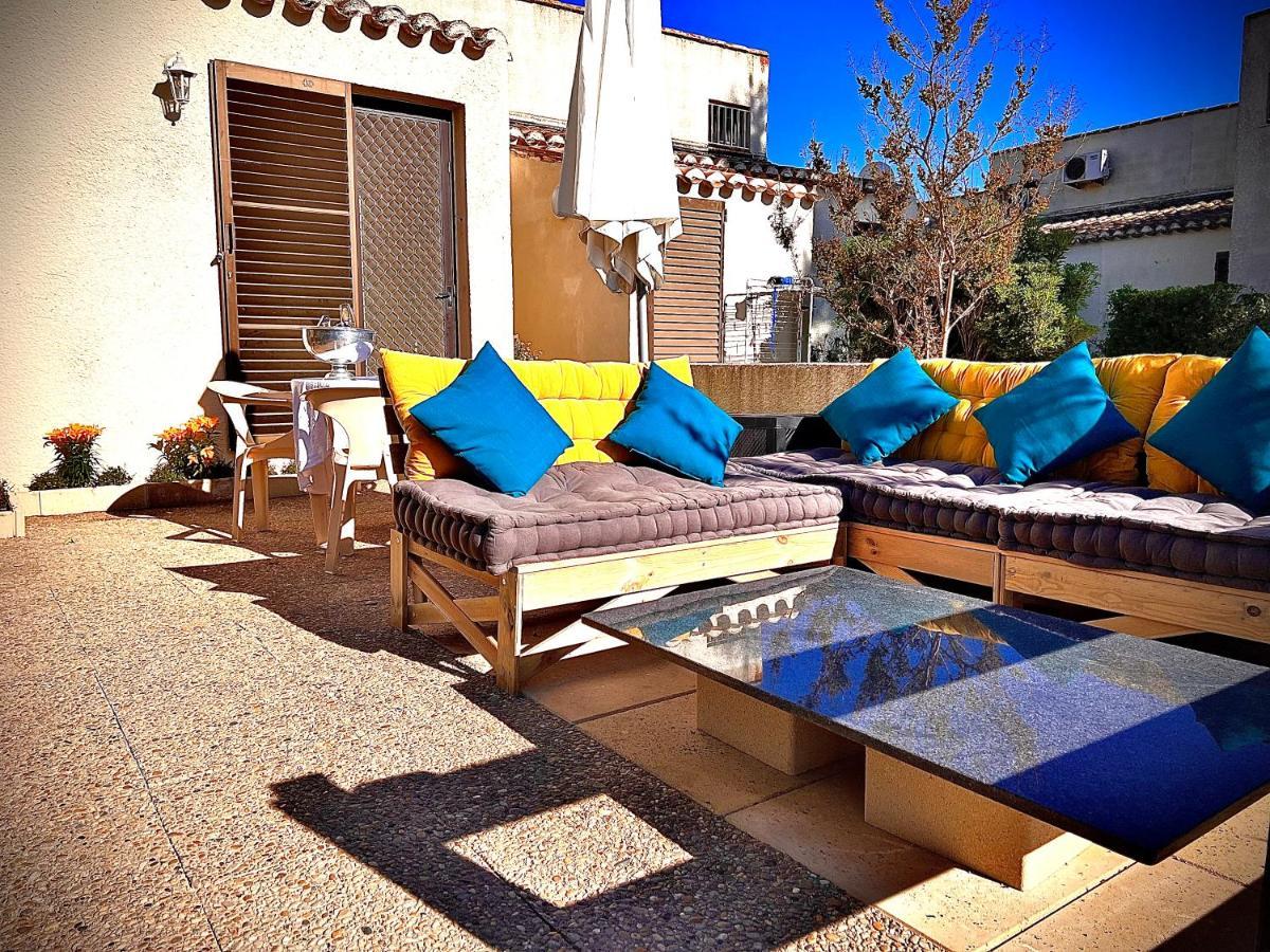 Cozy Studio Avec Terrasse Au Village Naturiste Cap アグド エクステリア 写真